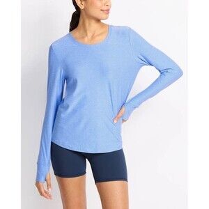 We Wander Allie Performance Top Women's Small Blue Moisture Wicking L/S NEW!